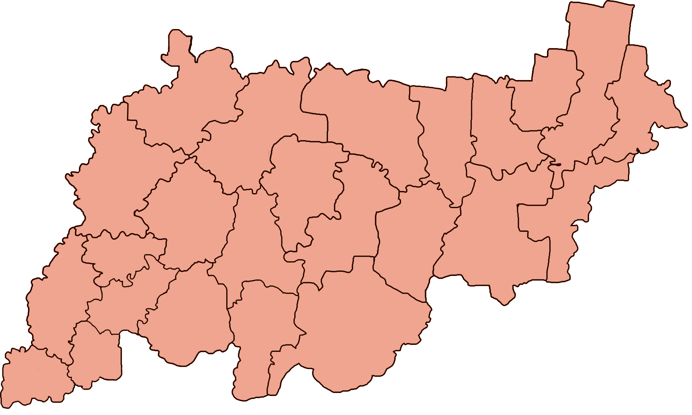 Карта Костромской области