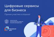Минэкономразвития России совместно с Корпорацией МСП проводят опрос