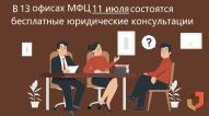 Бесплатная юридическая помощь на базе офисов МФЦ